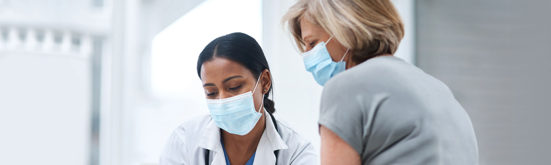 Doctor with a patient