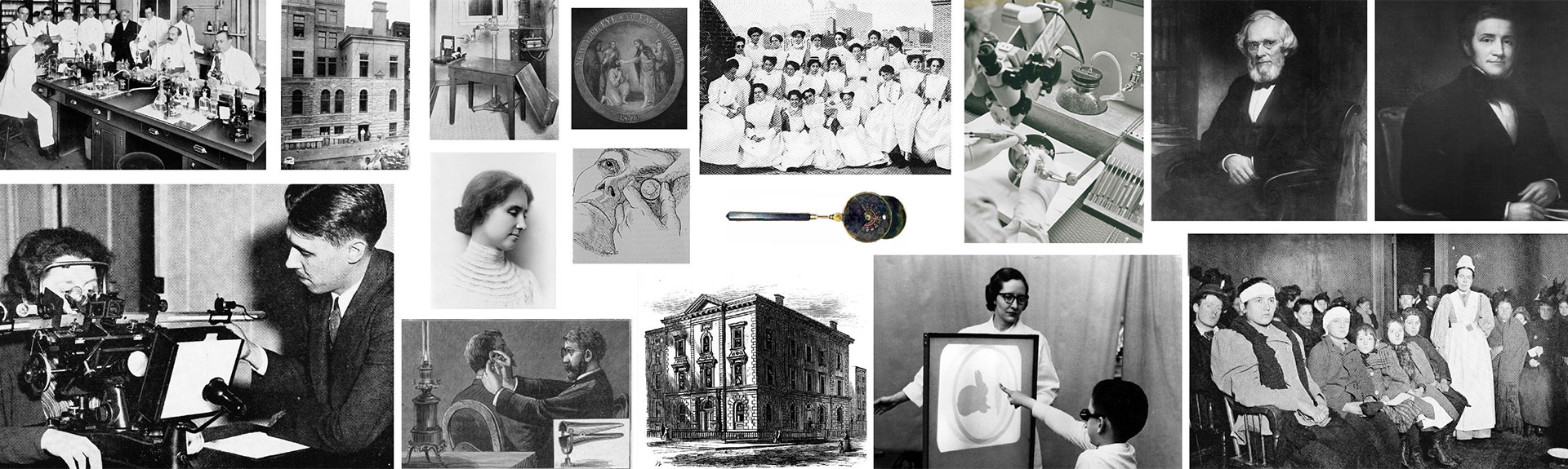 Collage of historical photographs
