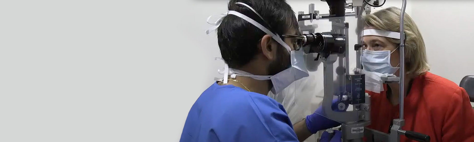 Image of doctor examining patient