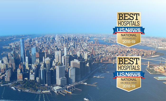 Ranked Nationally in Ophthalmology and ENT
