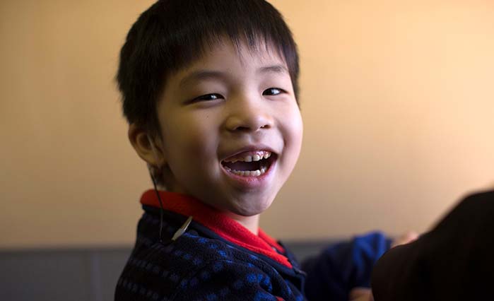 image of smiling child